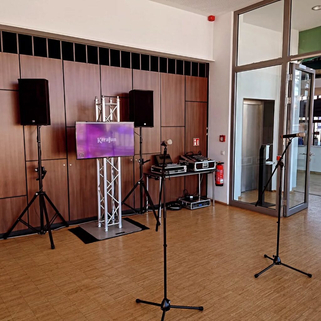 kompakte Karaoke Anlage von Kaiser Events