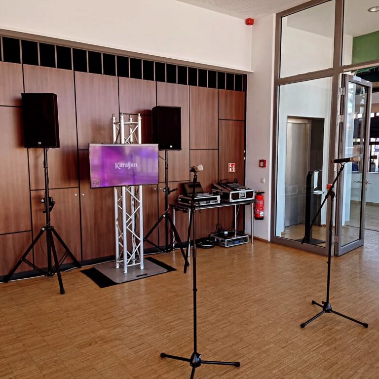 kompakte Karaoke Anlage von Kaiser Events